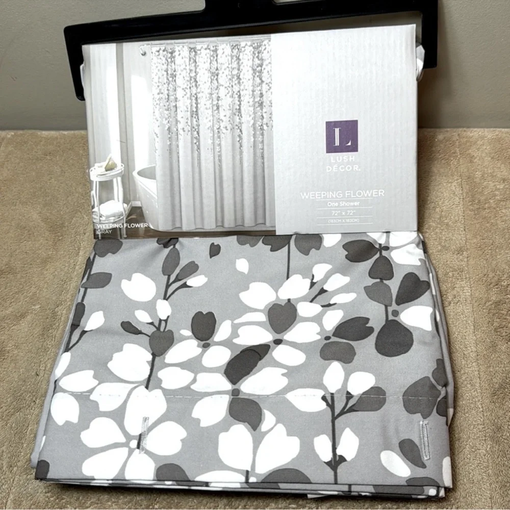 LUSH DECOR shower curtain NIP